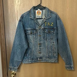 Vintage Looney Toons Taz Denim Jacket